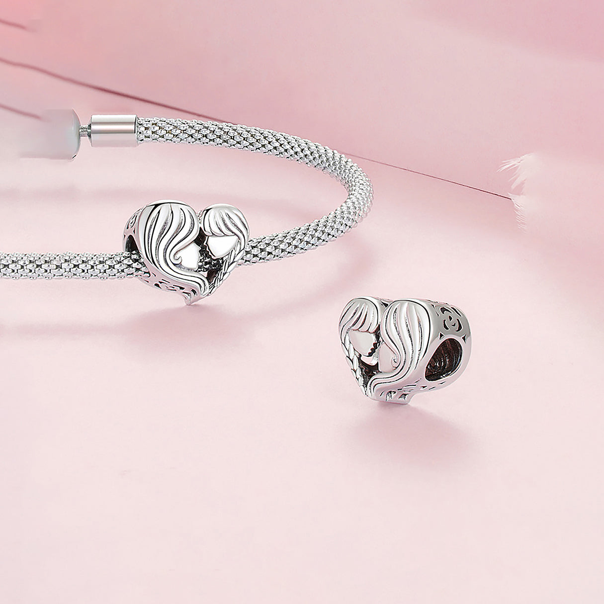 Charm de Corazón, Plata .925, Ame Glam Pop