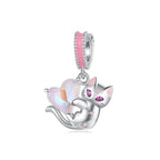 Charm de Plata .925, Cat Love, Miow