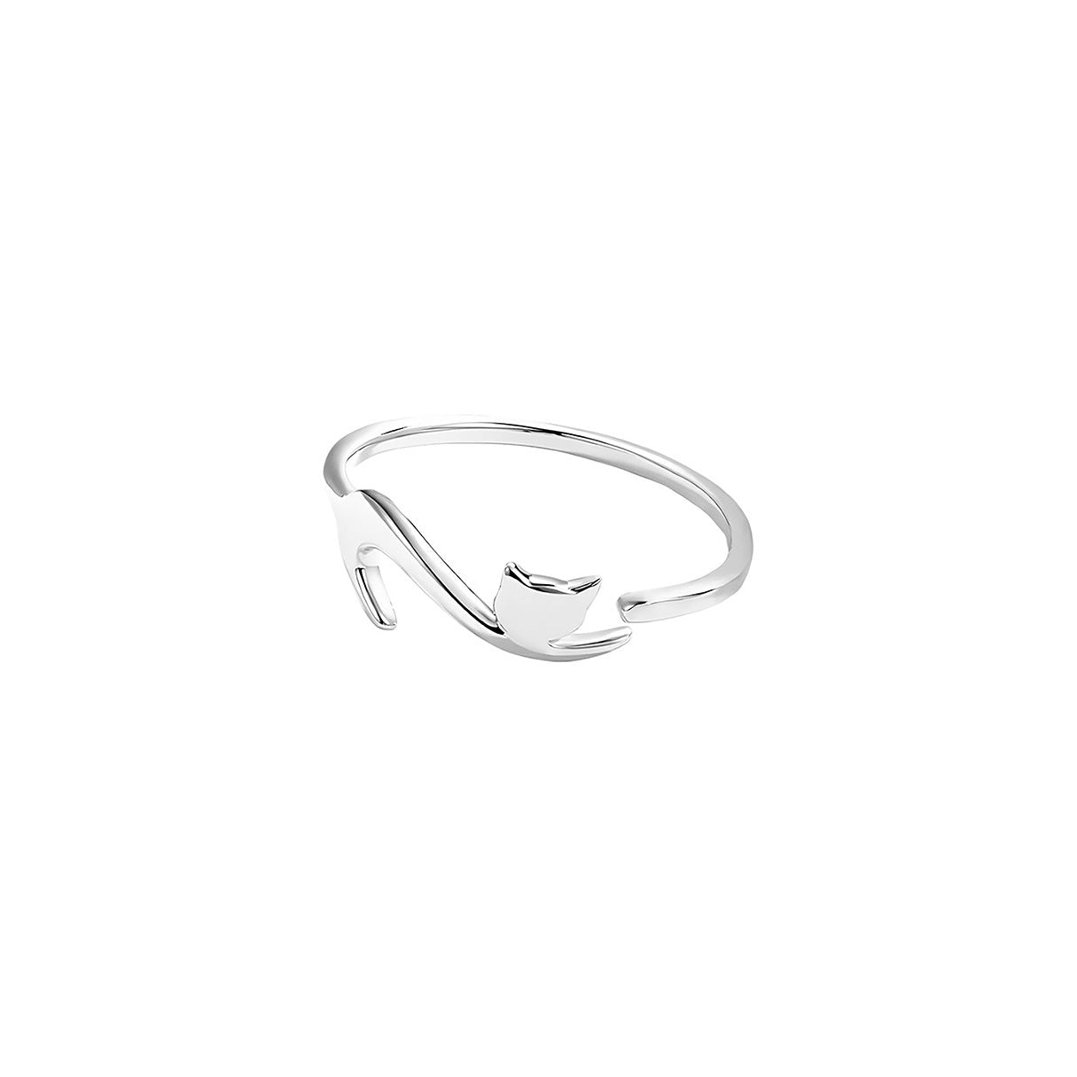 Anillo de Plata .925, Modern Cat, Miow