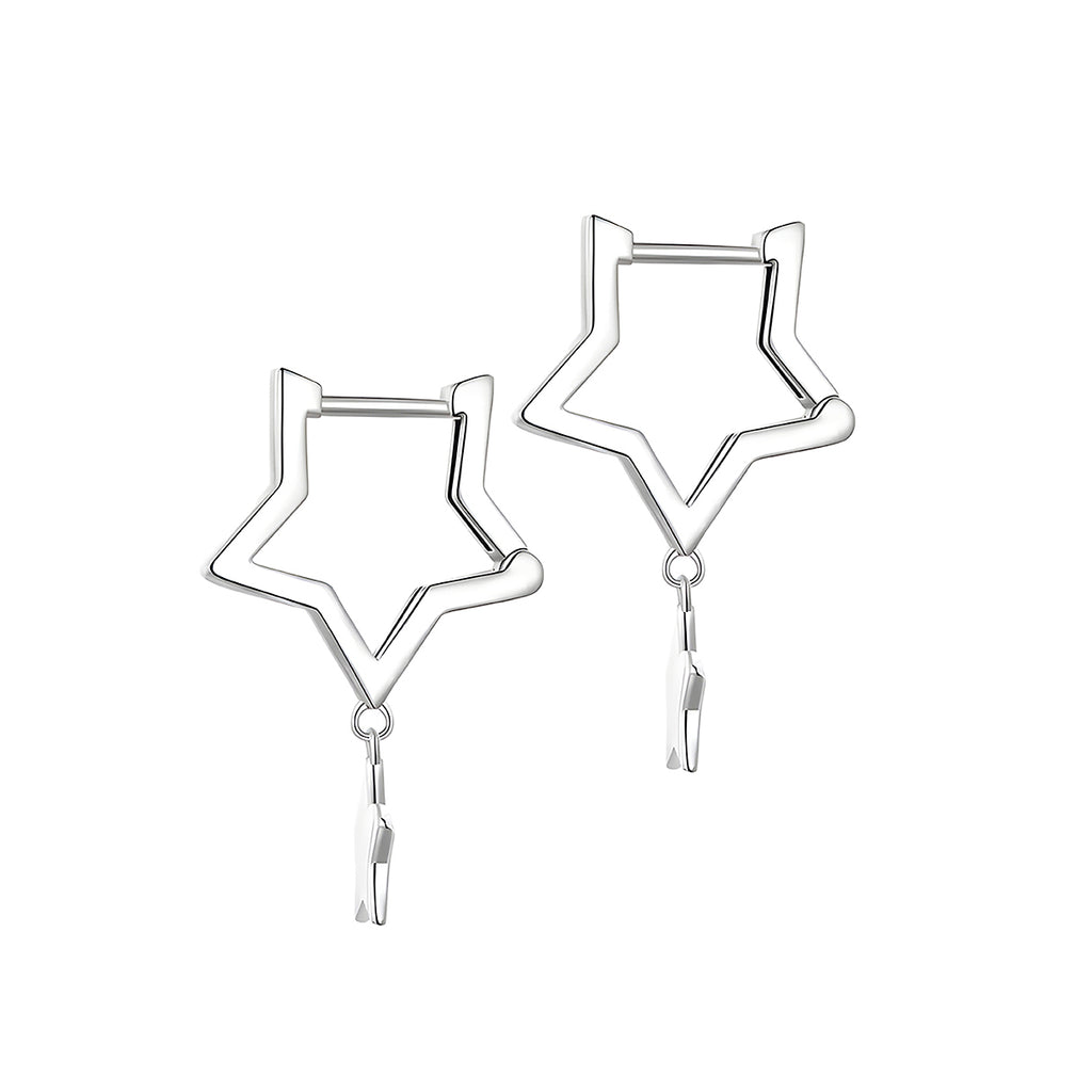 Aretes de Estrella, Plata .925, Ame Glam Pop