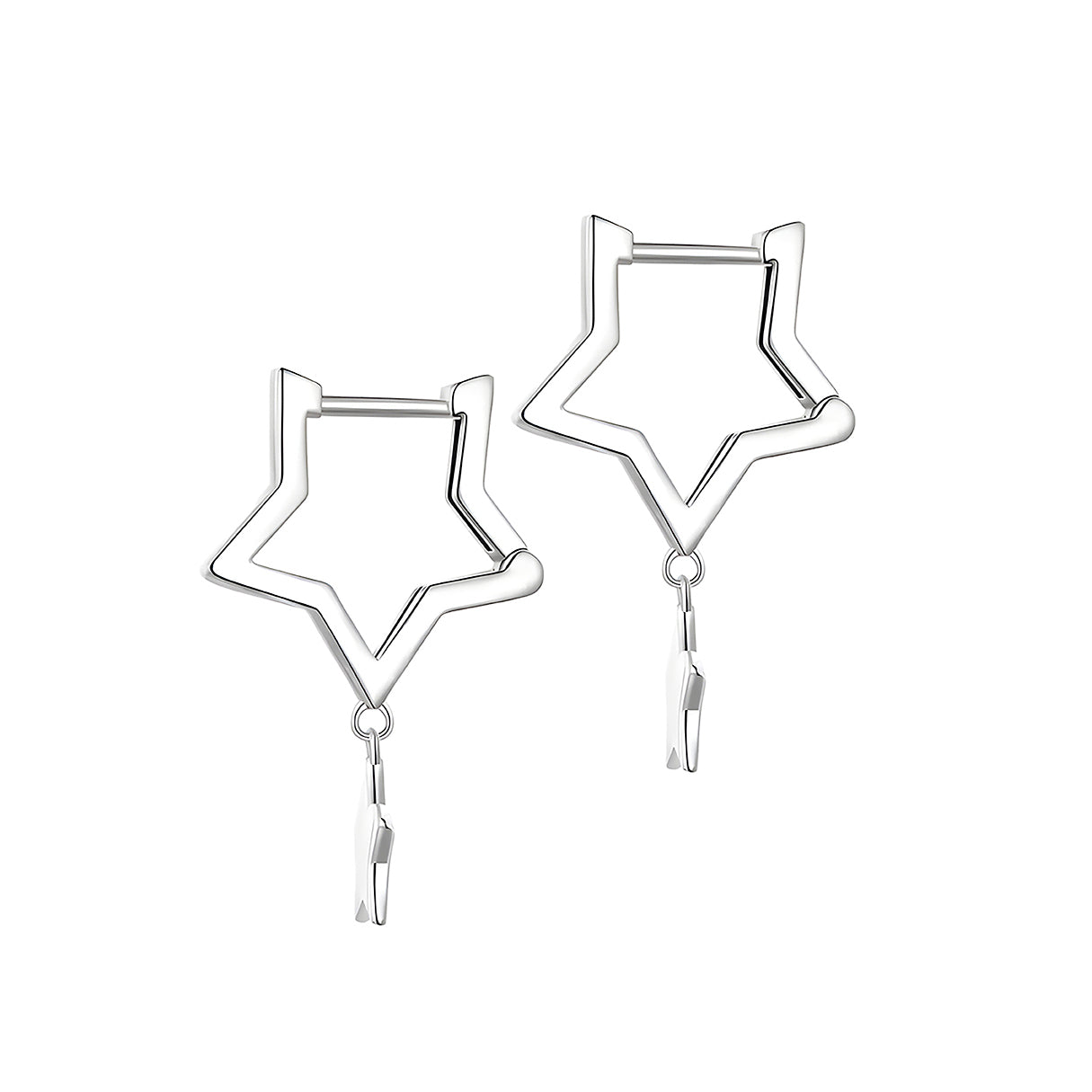 Aretes de Estrella, Plata .925, Ame Glam Pop