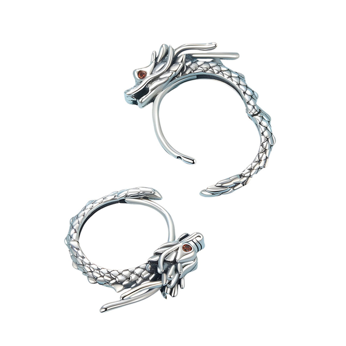 Aretes de Dragón, Plata .925, Ame Glam Pop