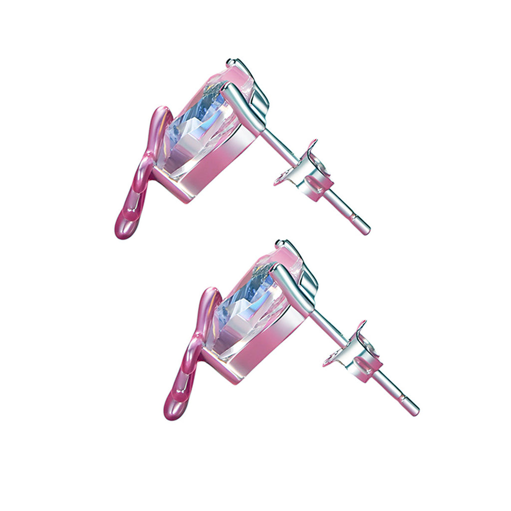 Aretes de Corazón, Plata .925, Ame Glam Pop