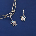 Charm de Plata .925, Astronaut Cat, Miow