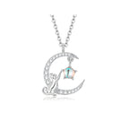Collar de Plata .925, Cat Eye, Miow