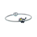 Charm de Plata .925, Black Kitten, Miow