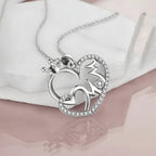 Collar de Corazón, Plata .925, Ame Glam Pop