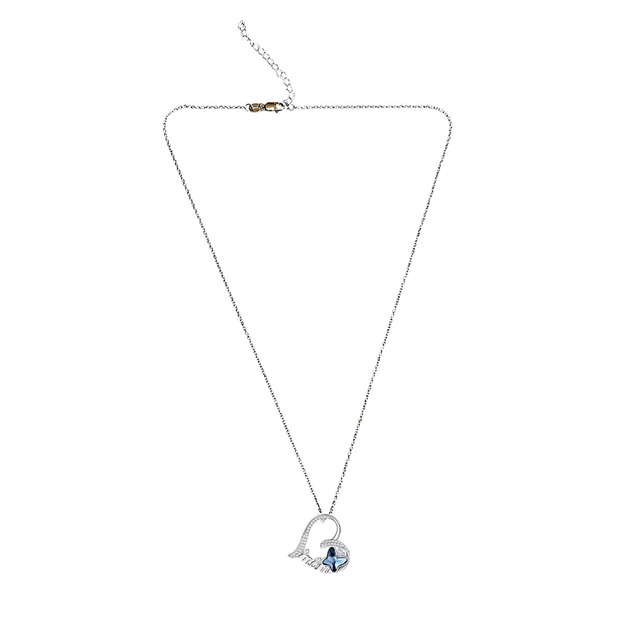 Collar de Corazón, Plata .925, Ame Glam Pop