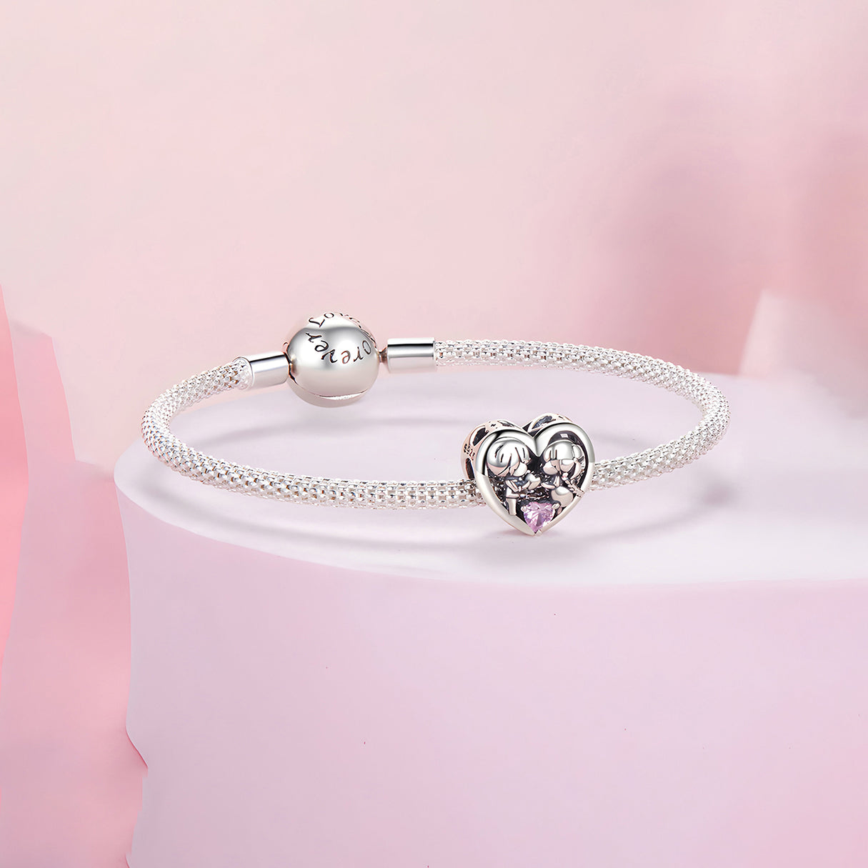 Charm de Corazón, Plata .925, Ame Glam Pop