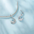 Charm de Plata .925, Moon Cat, Miow