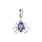 Charm de Flor de Loto, Plata .925, Ame Glam Pop