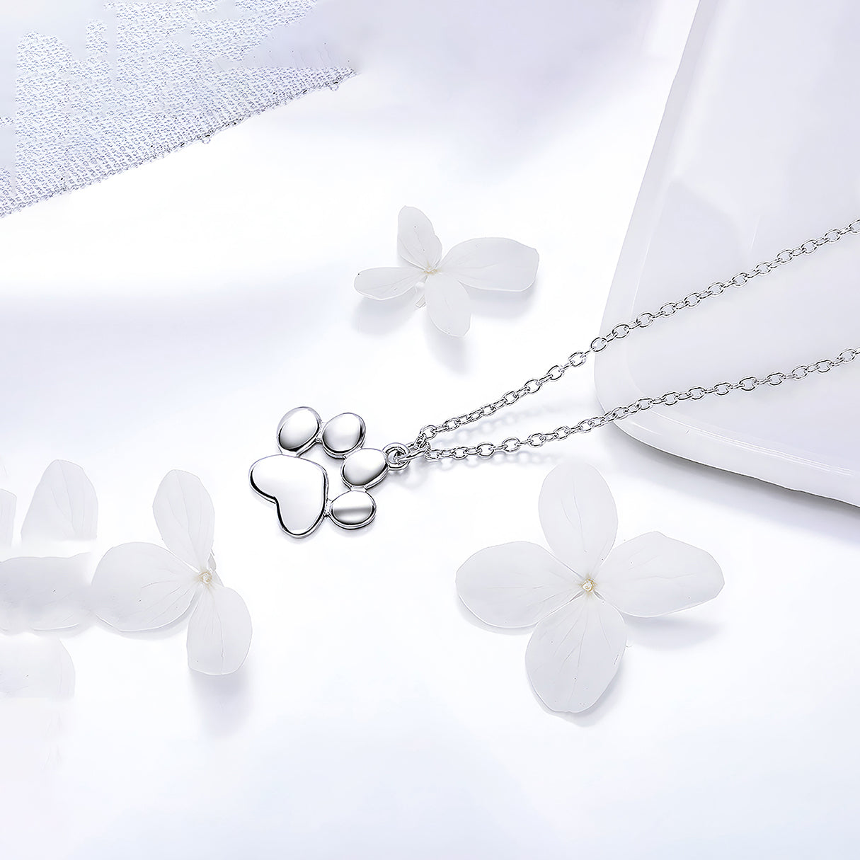 Collar de Plata .925, Cat'S Footprint, Miow