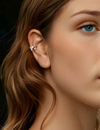 Ear Cuff de Moño, Plata .925, Ame Glam Pop