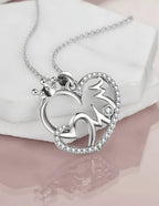 Collar de Corazón, Plata .925, Ame Glam Pop