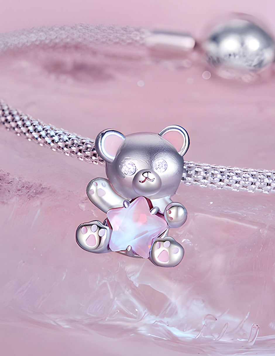 Charm de Oso, Plata .925, Ame Glam Pop