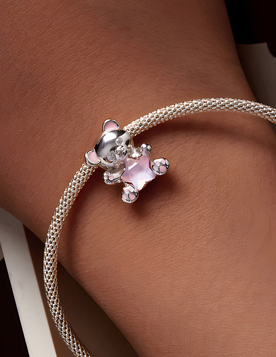 Charm de Oso, Plata .925, Ame Glam Pop