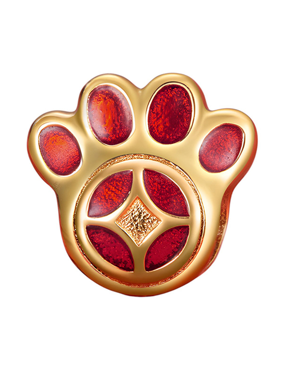 Charm de Plata .925, Chinese Cat'S Paw, Miow