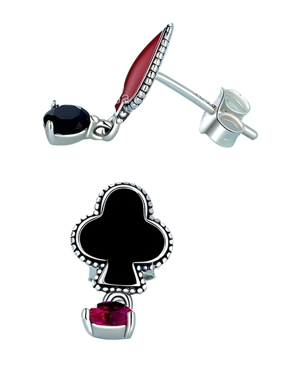 Aretes de Arlequín, Plata .925, Ame Glam Pop
