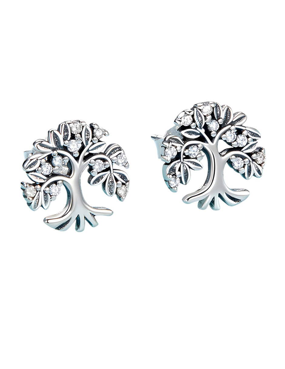 Aretes de Árbol, Plata .925, Ame Glam Pop