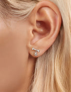 Aretes de Huella, Plata .925, Ame Glam Pop
