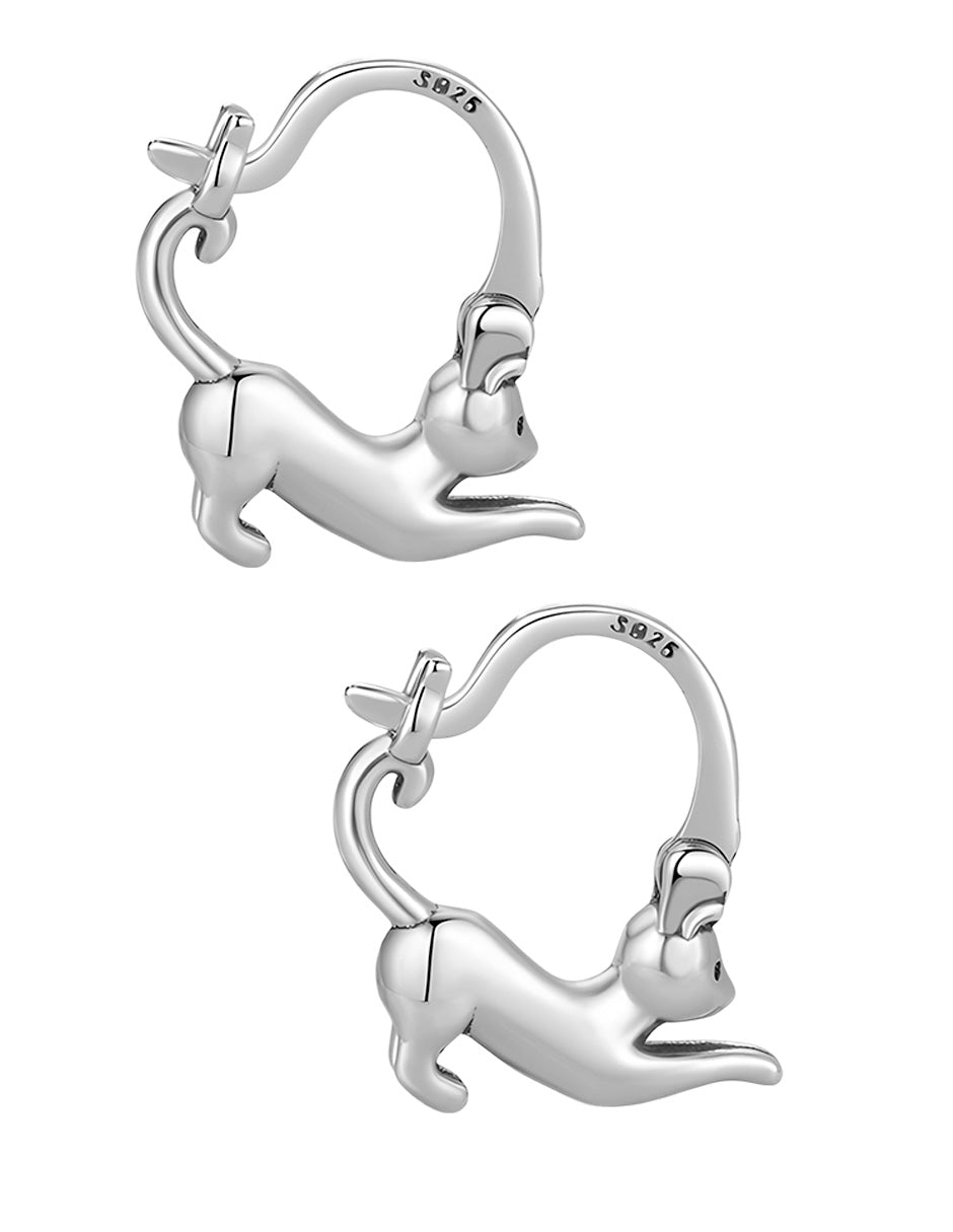 Aretes de Plata .925, Cats On The Prowl, Miow