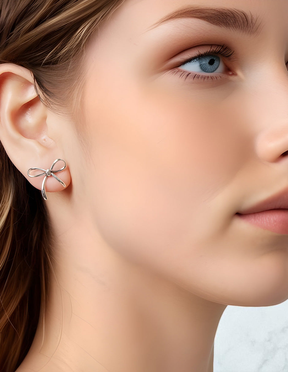 Aretes de Moño, Plata .925, Ame Glam Pop