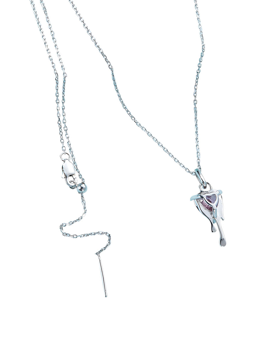 Collar de Corazón, Plata .925, Ame Glam Pop