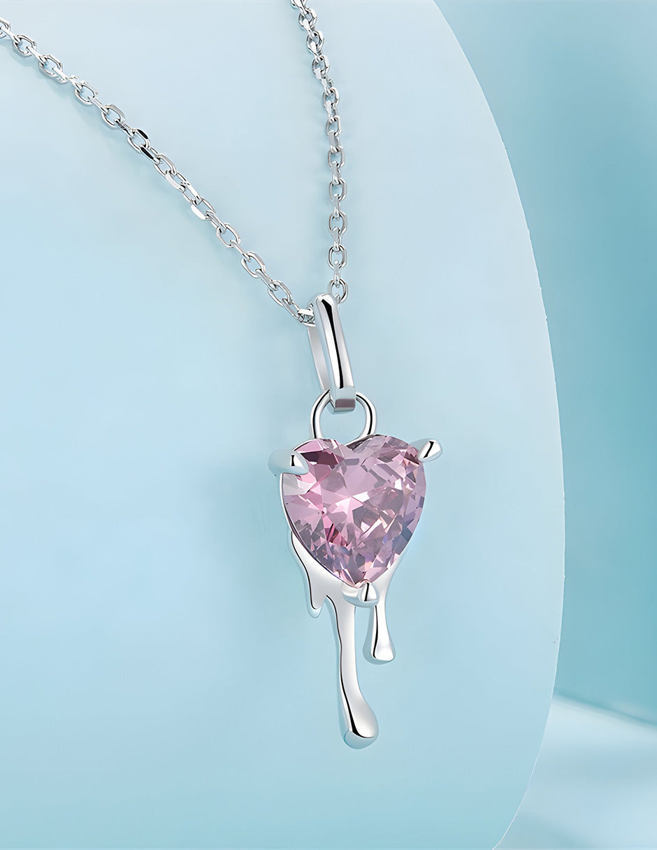 Collar de Corazón, Plata .925, Ame Glam Pop