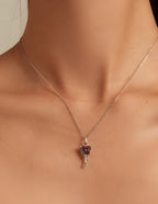 Collar de Corazón, Plata .925, Ame Glam Pop
