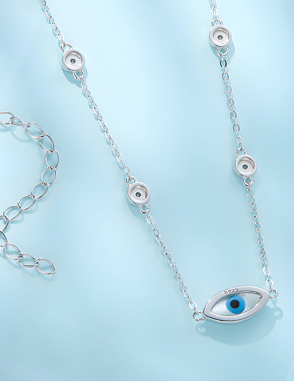 Collar de Ojo Turco, Plata .925, Ame Glam Pop