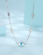Collar de Ojo Turco, Plata .925, Ame Glam Pop