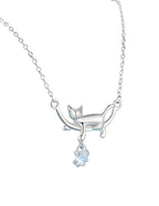 Collar de Plata .925, Lazy Cat, Miow
