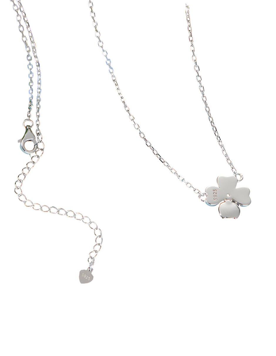 Collar de Trébol, Plata .925, Ame Glam Pop