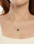 Collar de Trébol, Plata .925, Ame Glam Pop