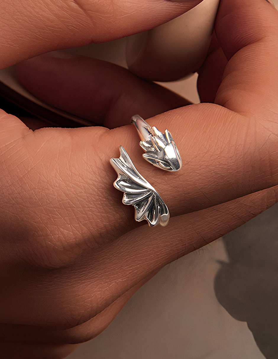 Anillo de Dragón, Plata .925, Ame Glam Pop