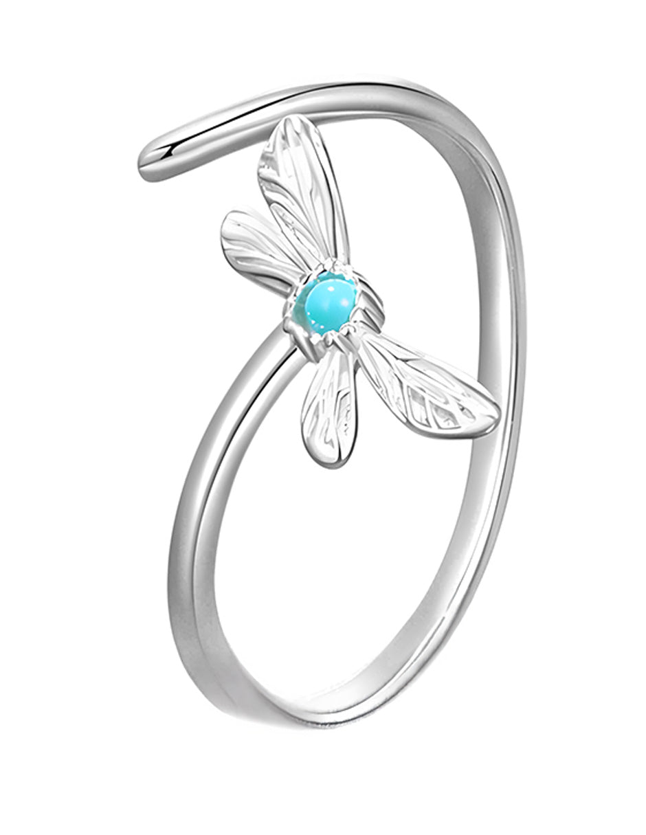 Anillo de Libélula, Plata .925, Ame Glam Pop
