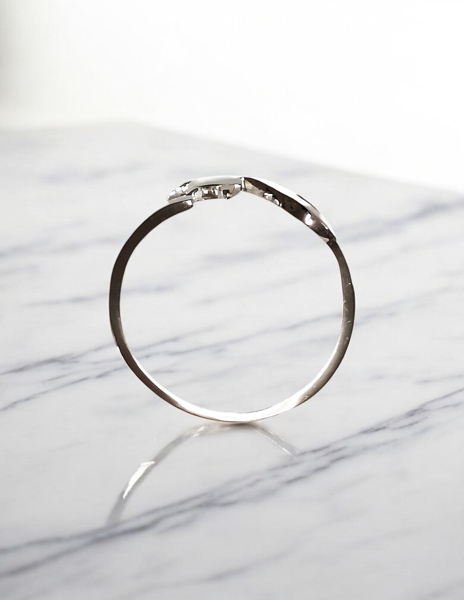 Anillo de Plata .925, Modern Cat, Miow