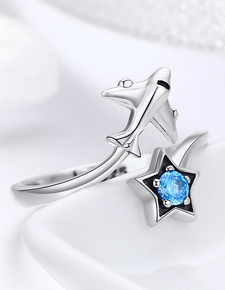 Anillo de Estrella, Plata .925, Ame Glam Pop