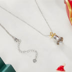 Collar con dije Ame Jewelry Glam pop de plata p 925