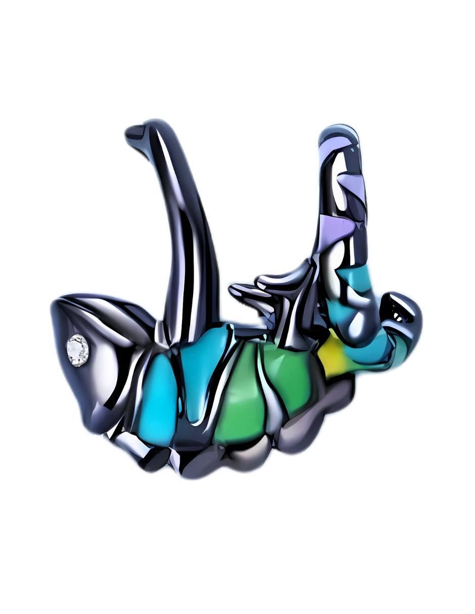 Charm de Camaleón, Plata .925, Ame Glam Pop