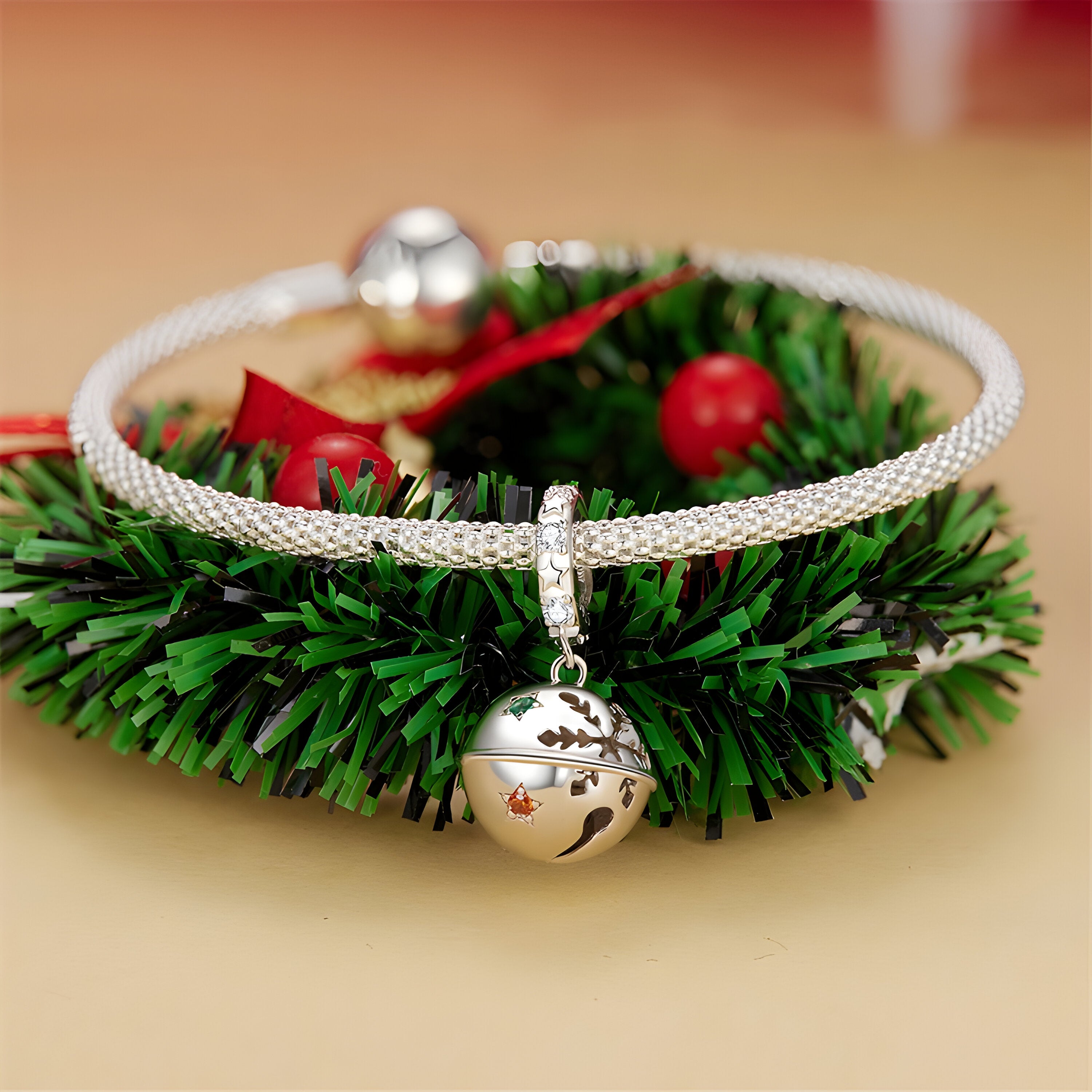 Charm de cascabel Ame Jewelry Glam pop de plata p 925