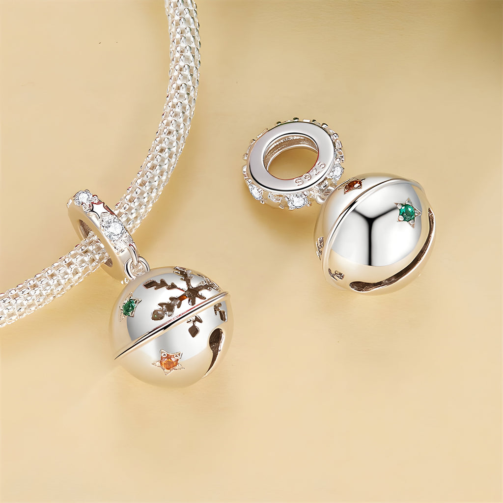 Charm de cascabel Ame Jewelry Glam pop de plata p 925
