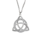 Dije De Triqueta Con Circulo, Acero Inoxidable, Glam Pop Fantasy